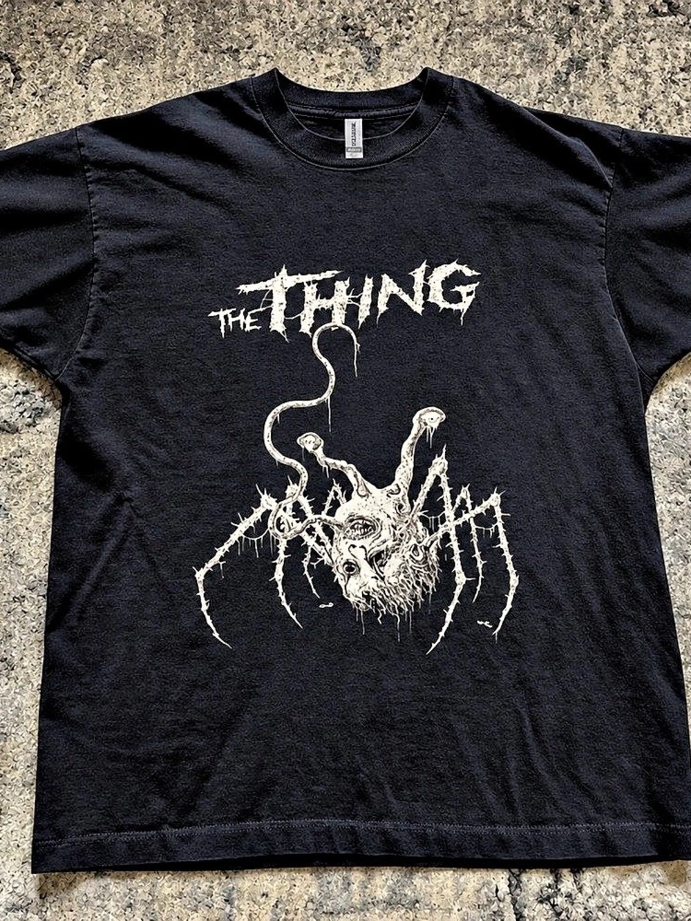 Gildan Graphic Short Sleeve Tee in Black